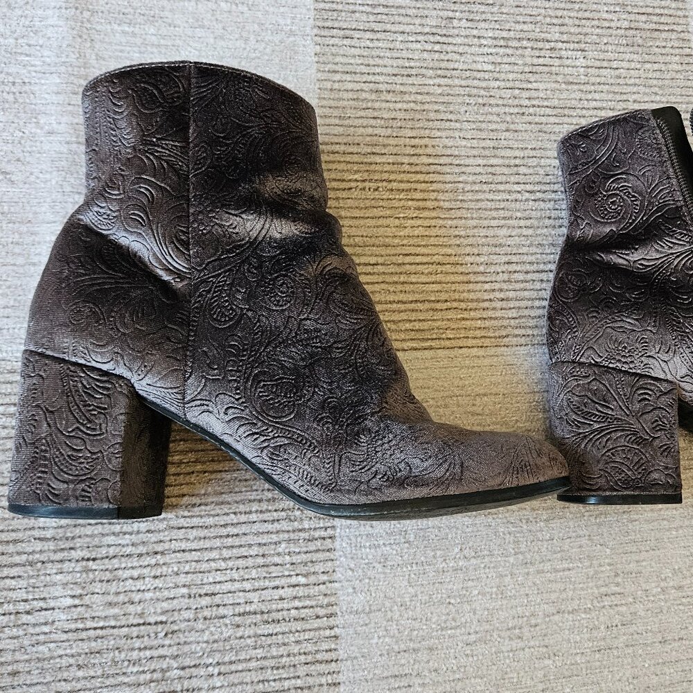 Velvet Ankle Boot